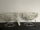 Set of 6 x Vintage Ivory Shabby Chic Bowl Wedding Event Display Centrepiece, 