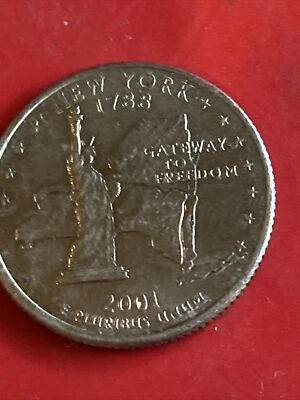 2001-D New York 50 States Quarter • Buy 4 Get 20% Off • #220908 - Image 1 of 2