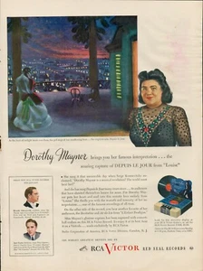 1945 RCA Victor Red Seal Records Vintage Old Print Ad Dorothy Maynor Louise - Bild 1 von 8