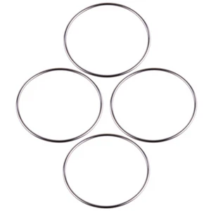 4 Magie Chinesisch Anschließen Verknüpfen Ring magnetisch Sperren Trick tp - Bild 1 von 2