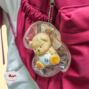 Ours au beurre Taba jouet squishy rétro porte-clés téléphone sac charme silicone mini jouet MH - Photo 1 sur 8