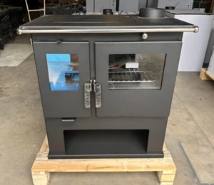 Verso CS Küchenofen Kaminofen Holzherd Rauchrohr rechts 7.7 kW BImschV Stufe 2 - Bild 1 von 22