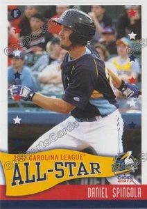 Carolina League All Star S 2017 Daniel Spingola RC Rookie Cubs - Imagen 1 de 1