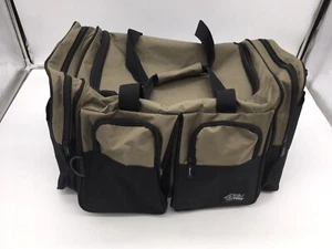 18" 2000 cu. in. NexPak Duffel Bag BK BLACK AND TAN W/shoulder Strap - Picture 1 of 6