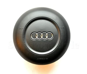 Cubierta bolsa conductor volante aire audi tt a3 s3 r8 rs3 tts rs a4 a5 a6 q5 q7 - Imagen 1 de 9