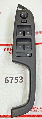 Interruptor de ventana eléctrica principal delantero izquierdo Chevrolet Equinox 2010-2017 20917599 OEM Foto 1 de 4