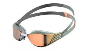 Speedo Fastskin Hyper Elite Mirrored Goggles, Country Green/Black/Smoke - Picture 1 of 1