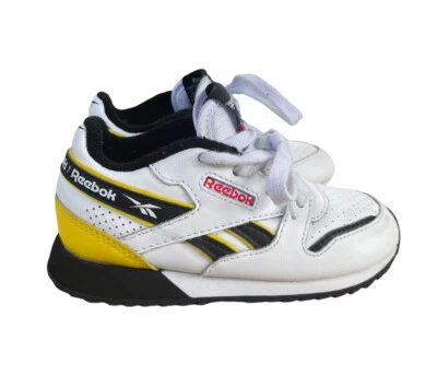 Tênis REEBOK CLÁSSICO COURO ONDULADO ATI INFANTIL TAMANHO 8 EXCELENTE ESTADO USADO - Imagem 1 de 4