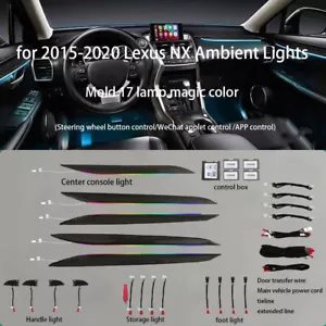 For Lexus NX 2015-2020 Decorative Ambient Light LED Atmosphere illuminated Strip - Picture 1 of 6