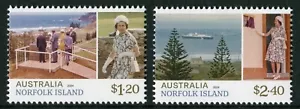 50th ANNIVERSARY OF ROYAL VISIT 2024 - MNH SET OF TWO (B19) - Picture 1 of 1