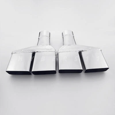 2.5" Inlet Quad  Square Out Exhaust Tips for Dodge Challenger 1970/71/72/73/74 - Image 1 of 4