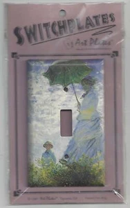 Monet Women With Parasol Decorative Switchplate by Art Plates New - Picture 1 of 2