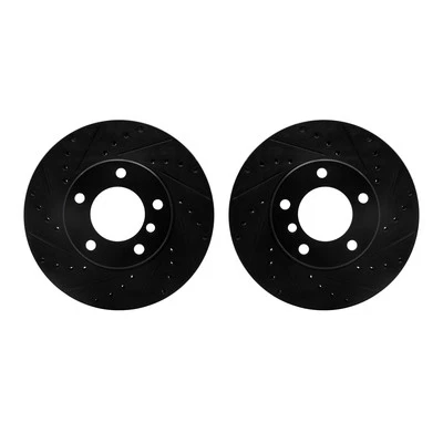 Juego de rotor de freno de disco Dynamic Friction 8002-31025 para 96-03 BMW 525i 528i Foto 1 de 2