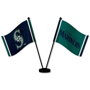 Seattle Mariners Desk Flags - Picture 1 of 5