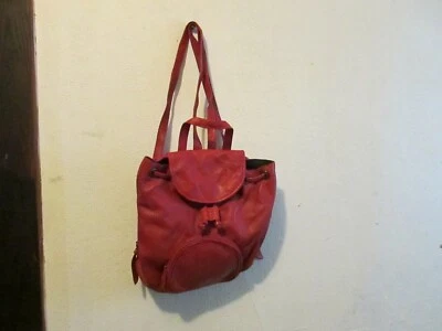 Bolso cubo vintage/antiguo East West con cordón para mujer, mochila única. Foto 1 de 4