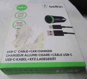 Belkin Universal Car Charger - Power adapter, USB-C to USB-A