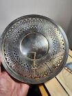 Sterling Silver Reticulated Plate Platter 8.5" about 210 grams unknown maker