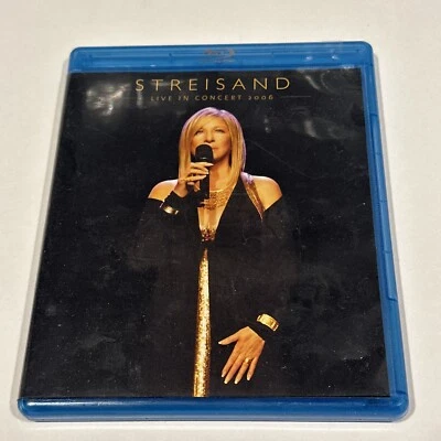 Barbra Streisand - Live In Concert 2006 (Blu-ray Disc, 2009) CIB - Image 1 of 4