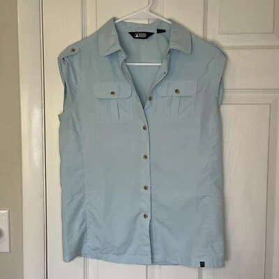 Eastern Mountain Sports Sleeveless Button-Up Outdoor Hiking Top Women XS - Image 1 of 4