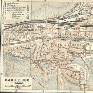 Bar-le-Duc - - France Ville Géographie - Carte ancienne 1895 - Picture 1 of 2
