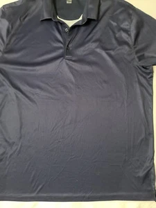 Greg Norman Play Dry Short Sleeve Golf Polo Shirts Lot of 2 Size XXXL Dark Blue  - Picture 1 of 9