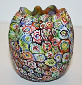 Antique Millefoiri Rose Bowl Fratelli Toso Murano Italy - Picture 1 of 7