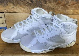 Nike Air Jordan 7 Retro Pure Platinum Sz 6Y US 38.5 EU 304774-120 White - Picture 1 of 11