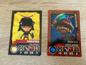 World Of Warriors Trading Cards 2015 - Choose the Cards you want