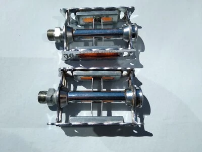 Lyotard 136R Pedals. Vintage Bike Pedals. Peugeot Motobecane Gitane MBK 9/16ths - Image 1 of 4