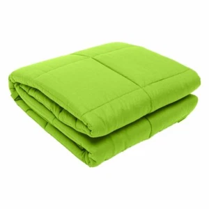 Premium Adult Weighted Blanket Reduce Stress Heavy Sensory Anxiety Green - Picture 1 of 5