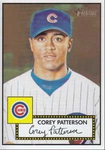 2001 Topps Heritage Red Back Corey Patterson Chicago Cubs #23 - Picture 1 of 2