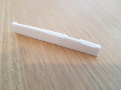 Premium Top quality solid acoustic bone saddle fits Taylor Martin guitar Tone - image 1 of 4