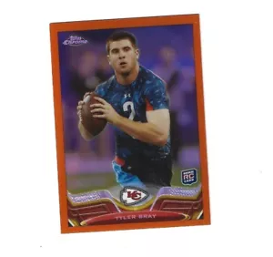 Tyler Bray 2013 Topps cromo naranja refractores #40 radiocontrol Kansas City Chiefs - Imagen 1 de 1