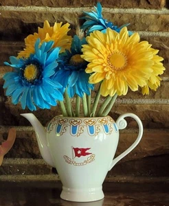RMS Titanic 1. Klasse Glyzinie Kaffeekanne Vase - Bild 1 von 1