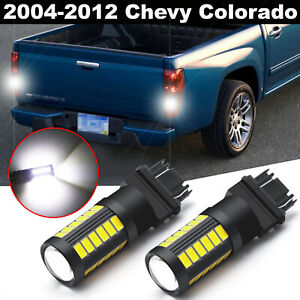 Super Bright 3157 Reverse Backup Lights LED Bulbs Set for Chevy Colorado 2004-12