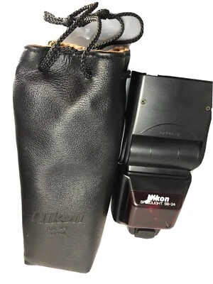 [Near MINT] Nikon SB-24 SB 24 Flash w/ ss-24 soft case TESTED from Japan - Image 1 of 4