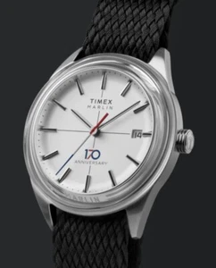 Timex Marlin Jet 170th Anniversary 38mm Fabric Strap Watch Limited Ed Of 170 - Bild 1 von 3