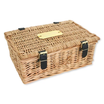 Various Colors Wicker Picnic Hamper Christmas Gift Hampers Shop Retail Display - Image 1 of 4