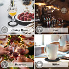 7Pcs Drink Coaster Set Artificial Leather Bar With Storage Holder Home Decor