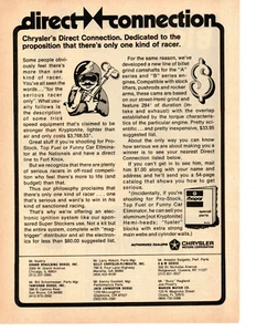1973 CHRYSLER DIRECT CONNECTION / MR NORM'S GRAND SPAULDING DODGE ~ ORIGINAL AD - Picture 1 of 1