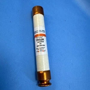 (1) MERSEN Ferraz Shawmut TRS2R 2 amp ritardo, FUSIBILE limitazione corrente (D1) - Foto 1 di 2