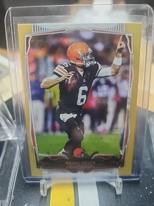 2014 Topps #82 Brian Hoyer Gold 1733/2014 Buckeyes Browns - Bild 1 von 3