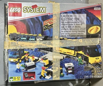 Vintage 1996 LEGO System #4559 CARGO RAILWAY Electric Train 9V Building Toy RARE - Image 1 of 2