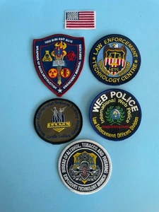 Law Enforcement Patches, verschiedene Typen, ATF, Counter Terrisom, Web Police - Bild 1 von 4