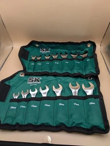 SK Tools Short Wrench Combo Pack Metric Set and SAE Set - 12 Point-Both Sets-NEW - Picture 1 of 14