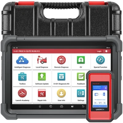 LAUNCH X431 PRO3 V+ ELITE PRO 5 SmartLink C OBD2 Diagnostic Tool J2534 PROGRAMMING - Image 1 of 4