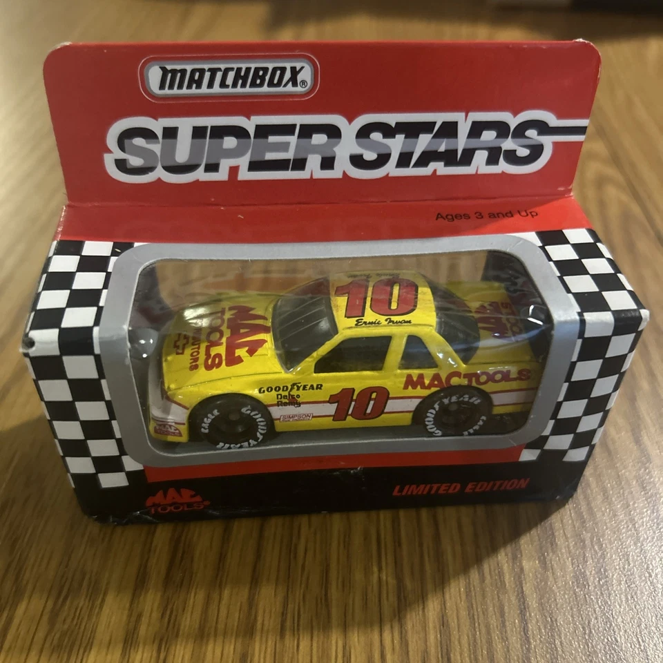 Matchbox SuperStars #10 1991 Mac Tools Ernie Irvan 1/64 Nascar Diecast NUEVO Foto 1 de 4