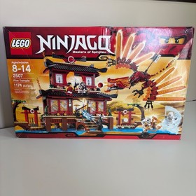 Lego Fire Temple 2507 Ninjago 100% Complete Set Kai Nya Zane Wu Garmadon Samukai