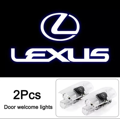 2ER LED Laser Projection Lamp Car Door Welcome Light For Lexus Car Decoration - Image 1 of 4