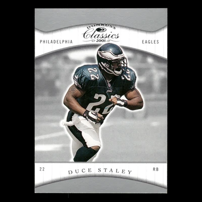 Duce Staley #71 2001 Donruss Classics Philadelphia Eagles Football Card NFL - Image 1 of 3